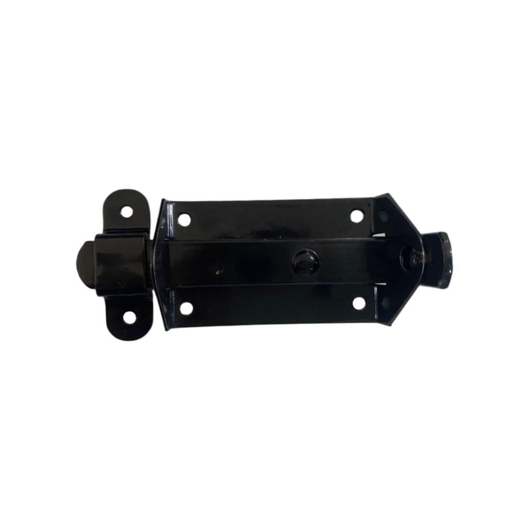 Trinco Fecho Chato Portão Porta Cadeado 11X5Cm Nº4 Preto