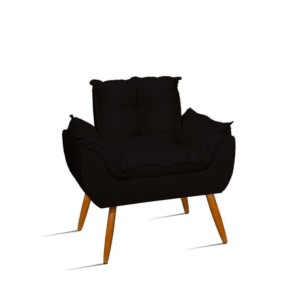 Cadeira Decorativa Para Quarto Balaqui Decor Preto