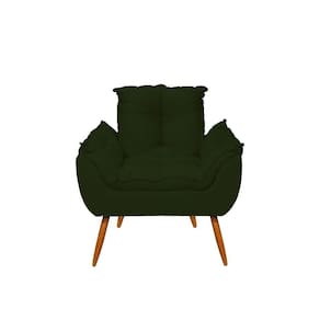 Poltrona Opala Cadeira Decorativa Balaqui Decor Verde