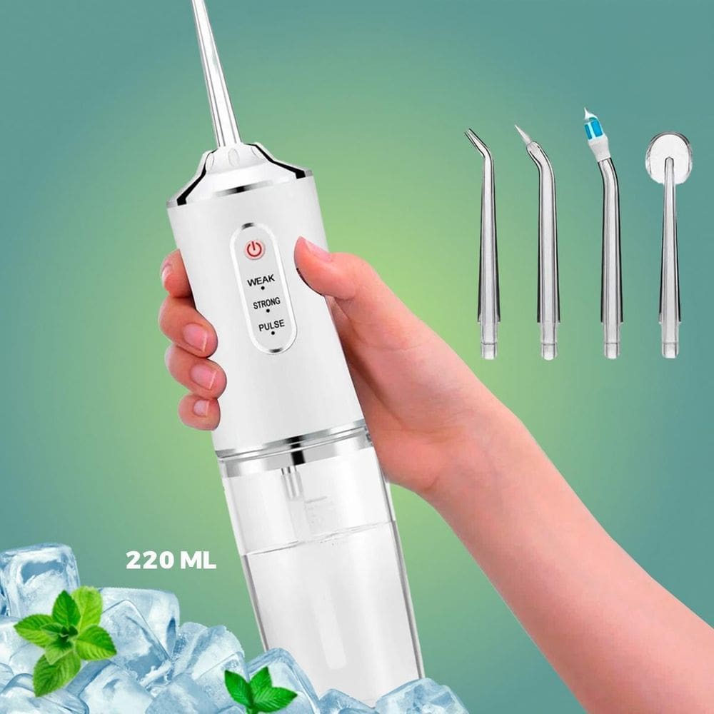 Aparelho Bucal Elétrico Jato Potente Para Limpeza Dental