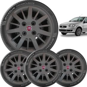 4Xcalota Fiat Siena E Palio 2009 A 2010 Aro 13 074Cb Grafite