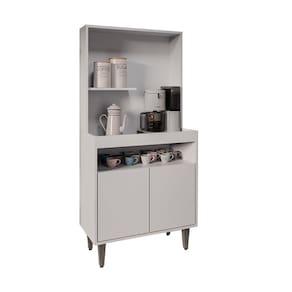Armário 2p Cantinho Do Café Rilary Para Cozinha Branco M12 - D`rossi