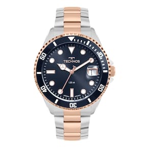 Relógio Technos Masculino Ref: 2415ea/1a Acqua Diver Bicolor