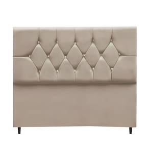 Cabeceira Estofada Cama Box Solteiro 90 cm Suede Nina