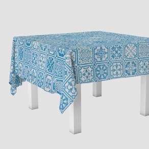 Toalha Mesa TNT Festa Estampado Azulejo Portu 140X200