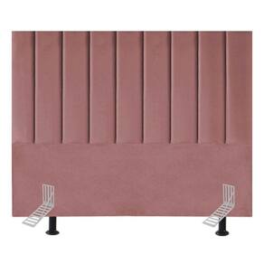 Cabeceira Estofada Cama King 195 Cm Maya Suede E Frame rosé
