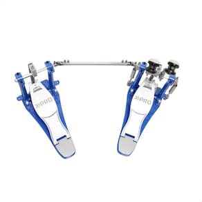 Pedal De Bateria Duplo C Ibanez Pd Action Azul