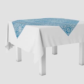 10 Toalha Mesa TNT Festa Estampado Azulejo Portu 70x70