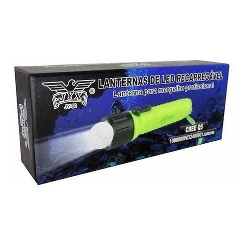 Lanterna Para Mergulho Profissional Led Cree Q5 Jy-60