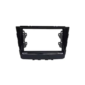 Moldura De Painel 2 Din Hyundai 2017 Black Piano - Autoplast