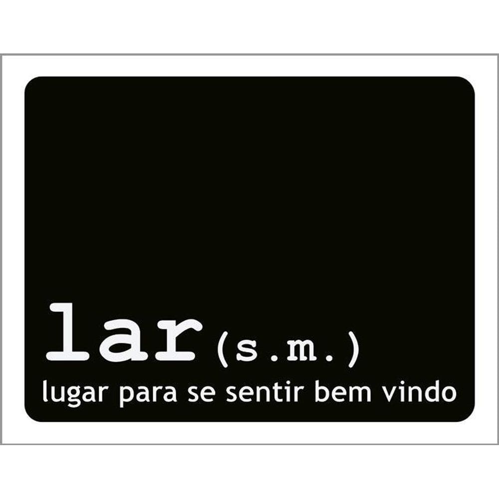 Kit 3 Placas Decorativa - Lar Seja Bem Vindo