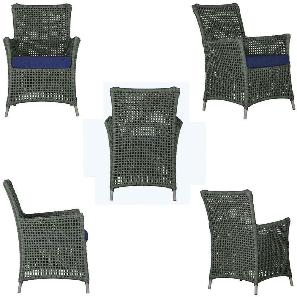 Poltronas Igapó Alumínio Pintura Fendi Corda Náutica E10 Verde