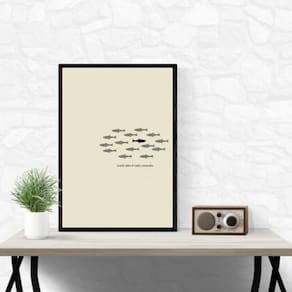 Quadro Você Não É Todo Mundo 24X18Cm - Com Vidro