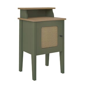Mesa De Apoio Charlotte Menta/carvalho Artely Menta/carvalho