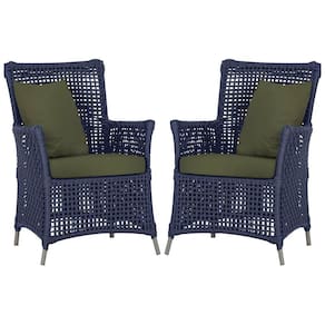Poltronas Igapó Alumínio Pintura Fendi Corda Náutica E13 Azul