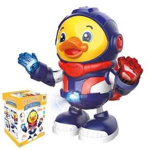 Dancing Astropato Boneco Anda Dança Mexe Os Braços Luz E Som