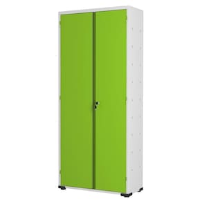 Armário Aço Escritório Fechadura 3 Prateleiras Ea302 Verde