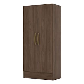 Armário Multiuso 2 Portas B14 Castanho - Briz Móveis