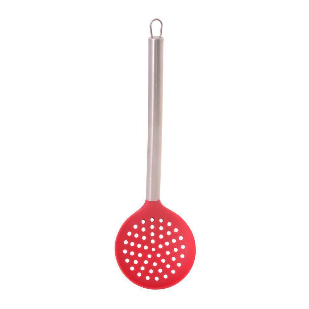 Escumadeira Vermelhar 34Cm Inox/Silicone