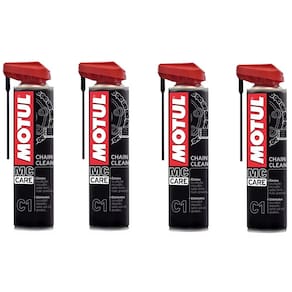 Limpa Corrente Motul C1 Chain Clean 0,4l Desengraxante - 4 UNIDADES -