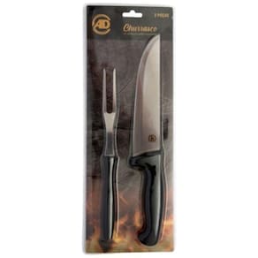 Kit De Faca E Garfo Trinchante 2 Peças - Ad