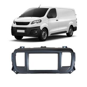 Moldura 2 Din Peugeot Expert 2018 Em Diante