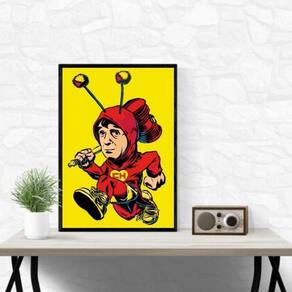 Quadro Decorativo Arte Chapolin 24X18Cm