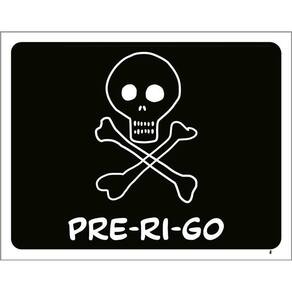 Kit 3 Placas Decorativa - Pre-Ri-Go