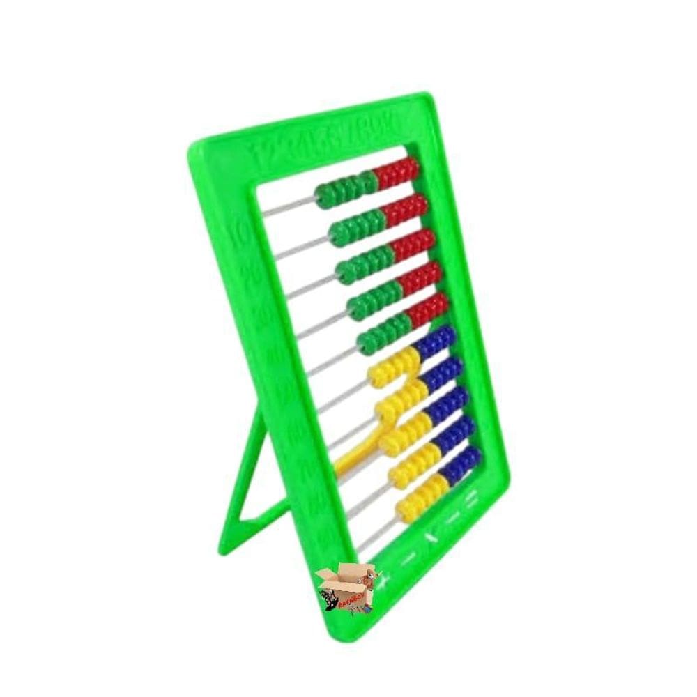 Abaco Contador Plastico Escolar Com 100 Bolinhas Matematica