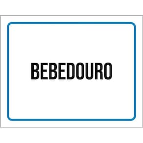 Kit 3 Placas Ambiente Sinalização Setor Bebedouro