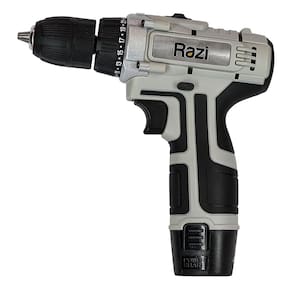Furadeira E Parafusadeira Soft Grip 12v Razi + 2 Baterias E Maleta