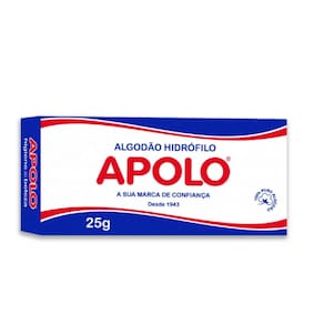 Algodão Hidrófilo 25g - Apolo