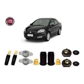 4 Kit Coxim Rol Batente Dianteiro Traseiro Fiat Linea 2012 2013 2014 2015 2016