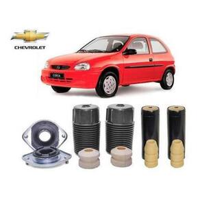 2 Kit Coxim Batente Suspensão Dianteira Traseira Corsa 1995 1996 1997 1998