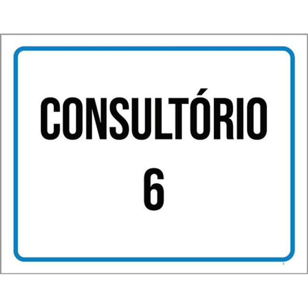 Kit 3 Placas Consultório 6