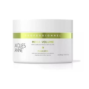 Máscara Mega Volume Cabelos Finos 240g Jacques Janine