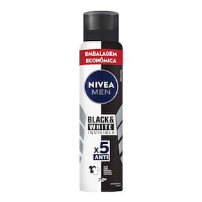 Desodorante Nivea Men Invisible Black & White Aerosol Antitranspirante 200ml