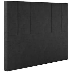 Cabeceira Casal 138 Cm Madrid Veludo Preto Soon Preto
