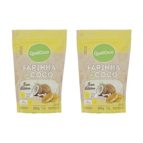 Kit 2X: Farinha De Coco Qualicoco 200G