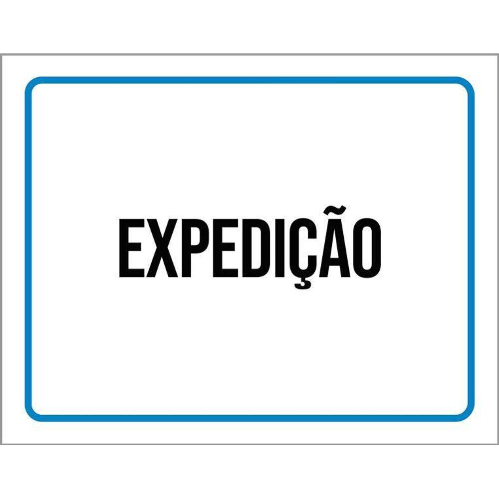 Kit 3 Placas Ambiente Sinalização Setor Expedição