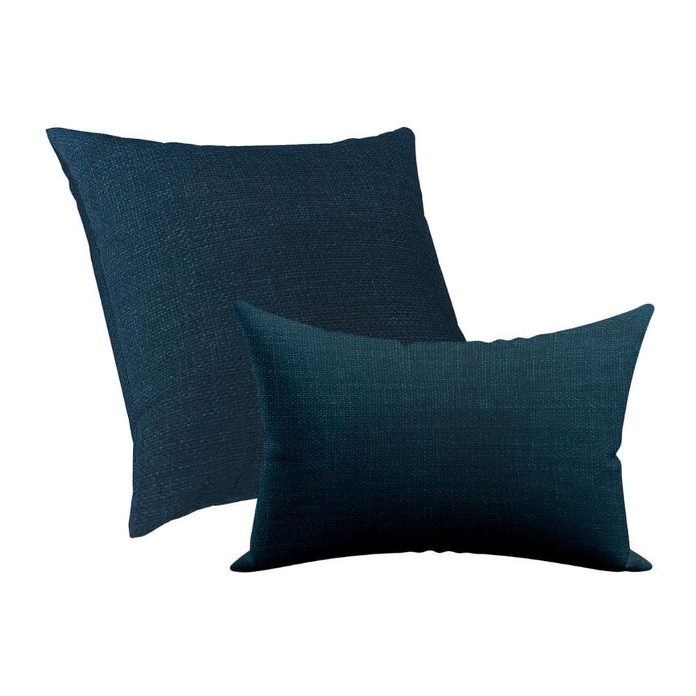 Kit Capas De Almofadas Decorativa 50x50cm e 30x50cm Azul