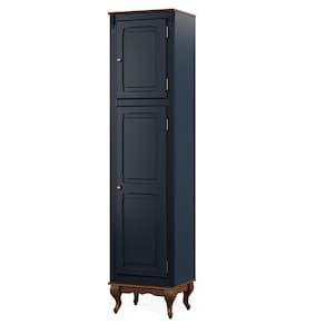 Paneleiro De Cozinha Com 2 Portas Madeira Hannover - M560701m Cor Laca - Azul