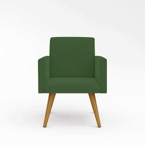 Poltrona Decorativa - Escritório - Recepção - Cor Verde