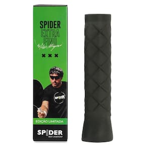 Undergrip Spider Extra Fino sem Copinho - Para Raquetes Beach Tennis e Padel Preto