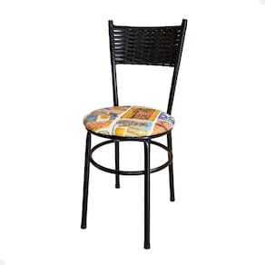 Cadeira Preta Para Mesa Preta Viena Preto Cor:happy Hour