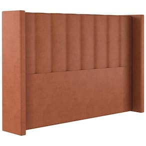 Cabeceira Casal 138 Cm Barcell Veludo Terracota Soon Terracota
