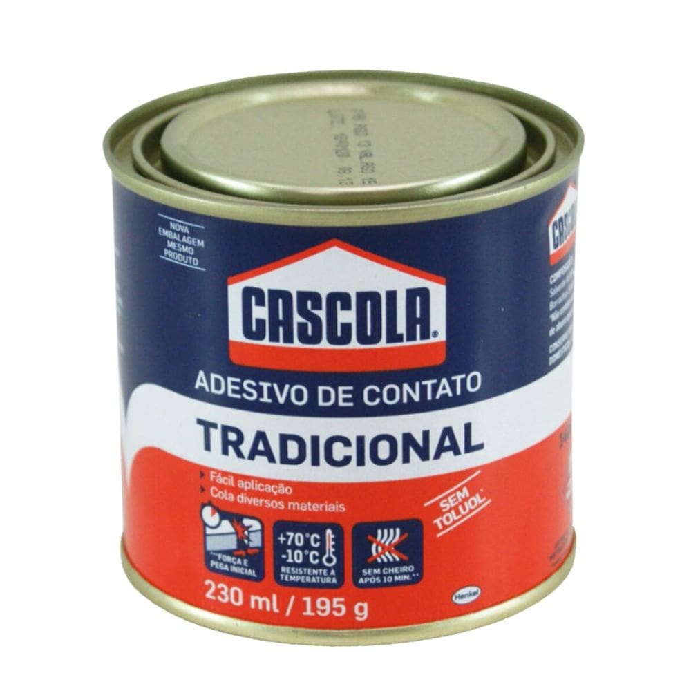 Adesivo De Contato Tradicional 230Ml/195G Cascola - Henkel