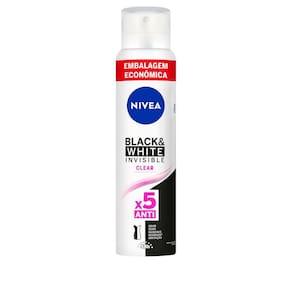 Desodorante Nivea Invisible Black & White Clear Aerosol Antitranspirante 200ml