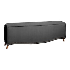 Calçadeira Sapateira Baú Holanda 195cm De Largura Linho Speciale Home Trovão