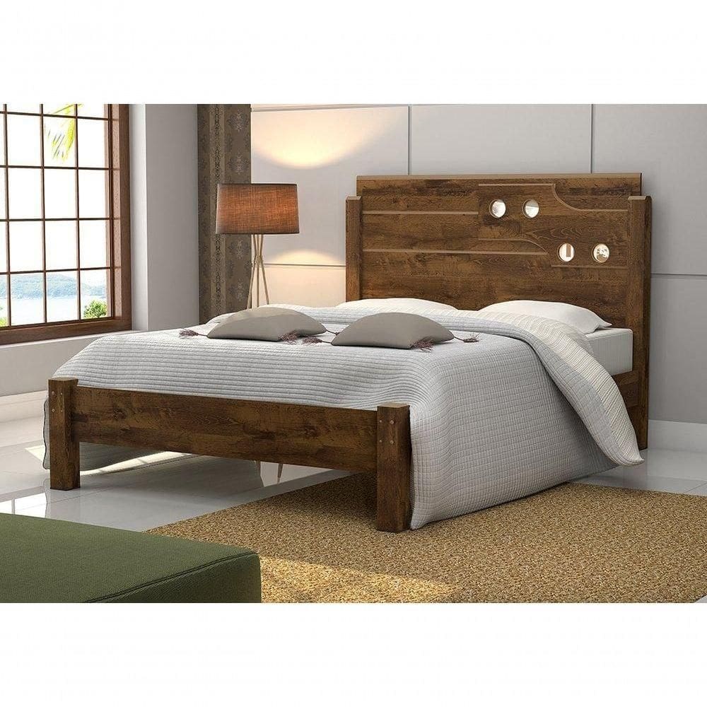 Cama De Casal Luiza 1,40 Malbec - Vitamov